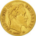 Moneda, Francia, Napoleon III, 10 Francs, 1862, Paris, BC+, Oro, KM 800.1