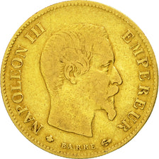 Moneta, Francja, Napoleon III, Napoléon III, 10 Francs, 1858, Strasbourg