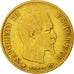 Moneda, Francia, Napoleon III, Napoléon III, 10 Francs, 1860, Paris, BC+, Oro