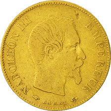 Münze, Frankreich, Napoleon III, 10 Francs, 1859, Paris,Gold, S, KM 784.3