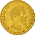 Moneda, Francia, Napoleon III, 10 Francs, 1859, Paris, BC+, Oro, KM 784.3