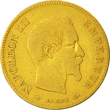 Moneta, Francia, Napoleon III, 10 Francs, 1857, Paris, MB, Oro, KM 784.3
