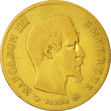 Munten, Frankrijk, Napoleon III,10 Francs, 1859, Paris,Goud, FR,KM 784.3