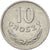 Coin, Poland, 10 Groszy, 1967, Warsaw, MS(63), Aluminum, KM:AA47