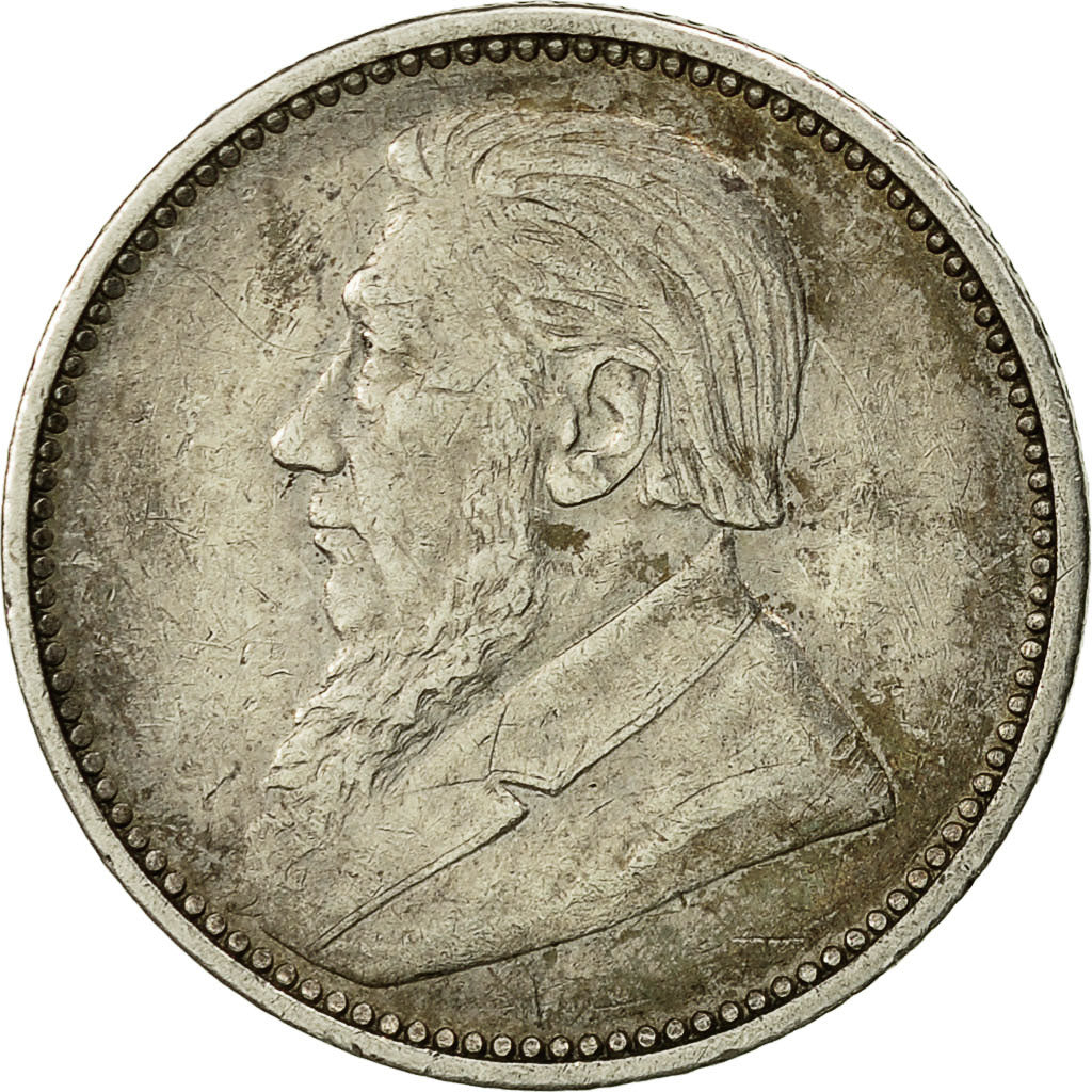 Coin, South Africa, 6 Pence, 1896, EF(40-45), Silver, KM:4