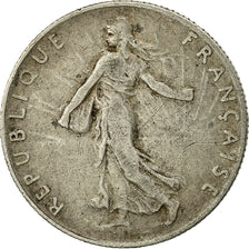 Moneta, Francia, Semeuse, 50 Centimes, 1912, Paris, BB, Argento, KM:854