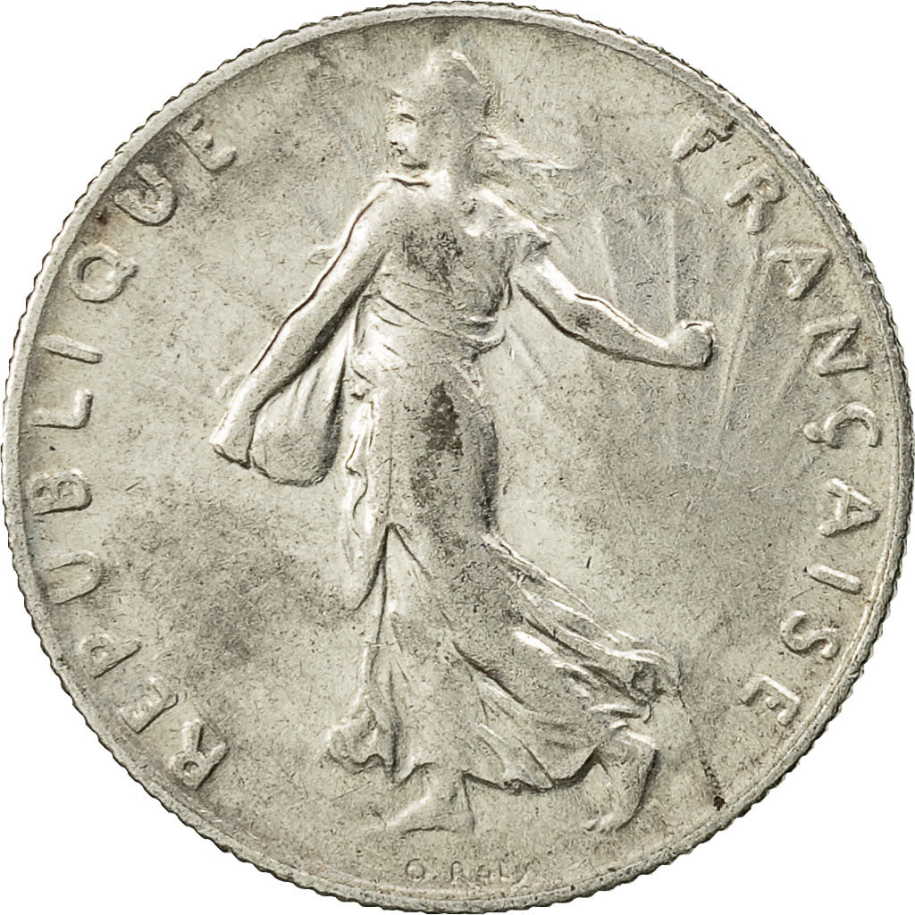 Monnaie, France, Semeuse, 50 Centimes, 1916,Paris,TTB+,Argent,KM 854,Gadoury:420
