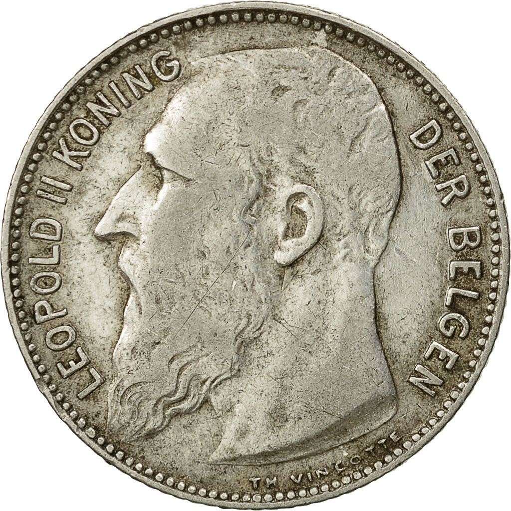 Coin, Belgium, Franc, 1909, VF(30-35), Silver, KM:57.2