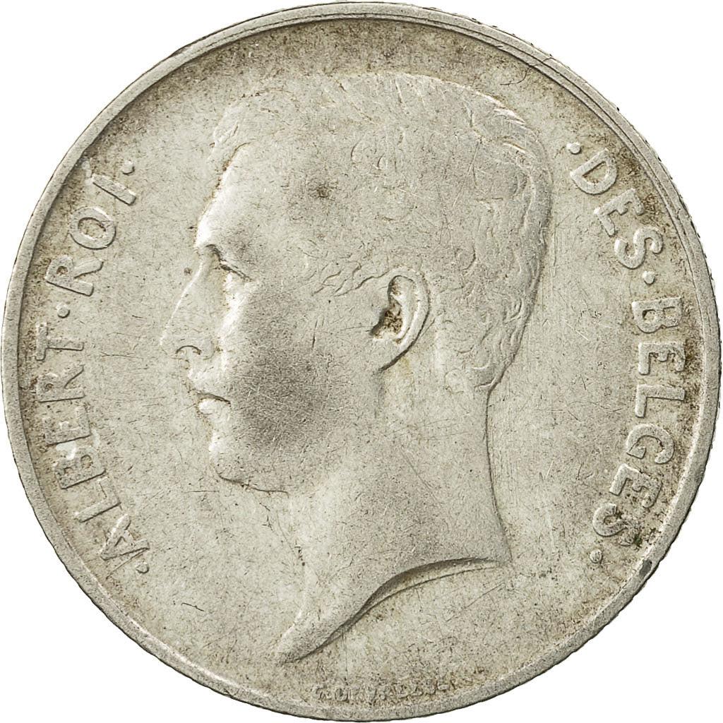 Moneta, Belgio, Franc, 1912, MB+, Argento, KM:72