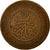 Monnaie, Maroc, 'Abd al-Aziz, 10 Mazunas, 1902, Fez, TTB, Bronze, KM:17.3,Lec 82