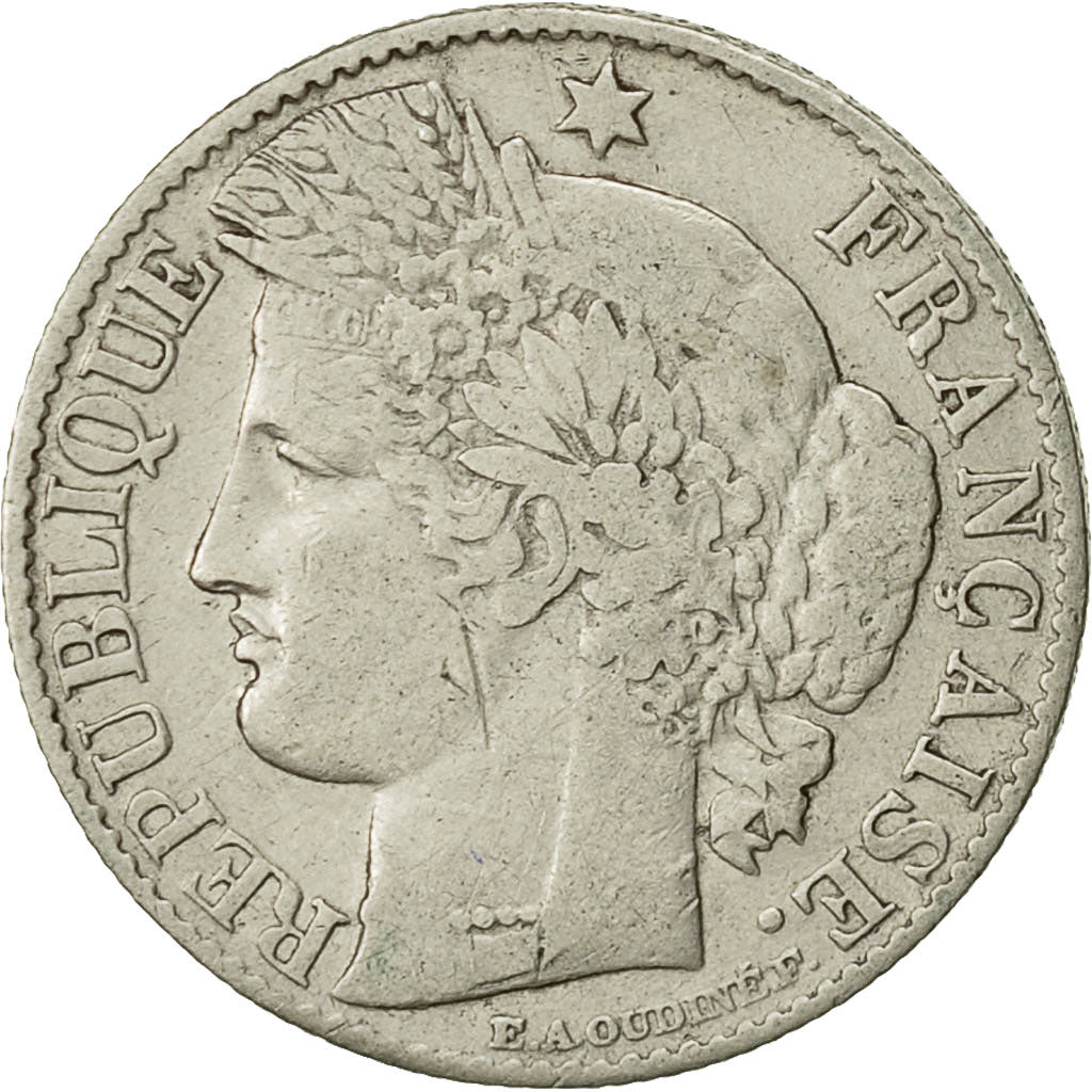 Coin, France, Cérès, 50 Centimes, 1881, Paris, EF(40-45), Silver, KM:834.1