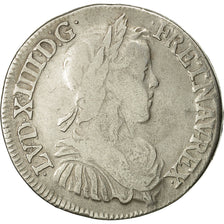 Coin,France,Louis XIV,1/2 Écu à la mèche longue,1650,Bayonne,VF(30-35),KM 164.12