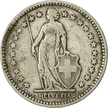 Coin, Switzerland, 2 Francs, 1894, Bern, VF(30-35), Silver, KM:21