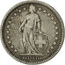 Coin, Switzerland, 2 Francs, 1878, Bern, VF(30-35), Silver, KM:21