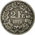 Münze, Schweiz, 2 Francs, 1875, Bern, S, Silber, KM:21
