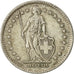 Coin, Switzerland, 2 Francs, 1946, Bern, AU(50-53), Silver, KM:21