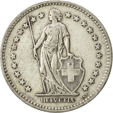 Coin, Switzerland, 2 Francs, 1928, Bern, EF(40-45), Silver, KM:21