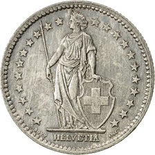 Coin, Switzerland, 2 Francs, 1944, Bern, AU(55-58), Silver, KM:21