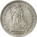 Coin, Switzerland, 2 Francs, 1944, Bern, AU(55-58), Silver, KM:21