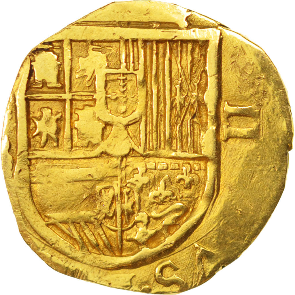Spagna, 2 Escudos, Sevilla, BB, Oro