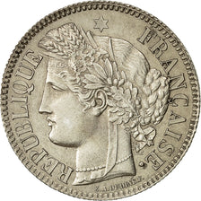 Munten, Frankrijk, Cérès, 2 Francs, 1871, Bordeaux, UNC-, Zilver, KM:816.2