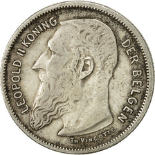 Coin, Belgium, 2 Francs, 2 Frank, 1904, EF(40-45), Silver, KM:59