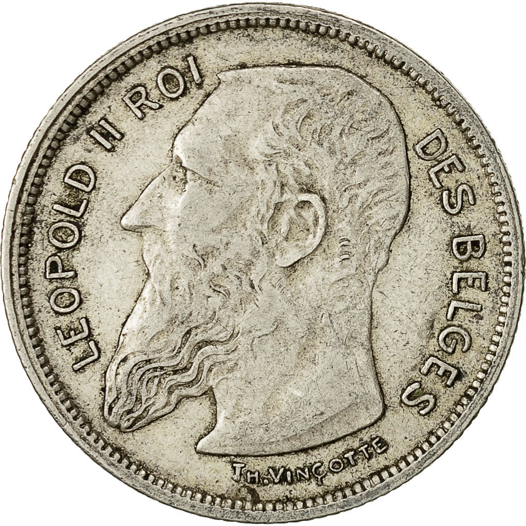 Coin, Belgium, 2 Francs, 2 Frank, 1909, EF(40-45), Silver, KM:58.1