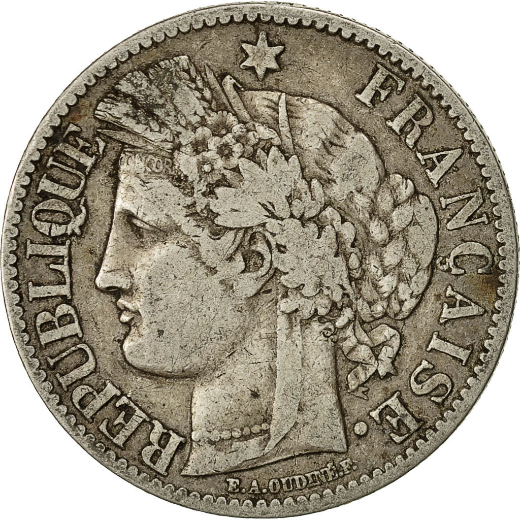 Monnaie, France, Cérès, 2 Francs, 1895, Paris, TB+,Argent,KM 817.1, Gadoury:530a
