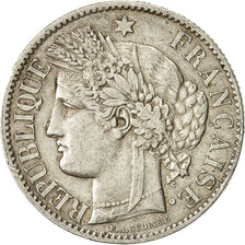 Coin, France, Cérès, 2 Francs, 1887, Paris, AU(50-53), Silver, KM:817.1