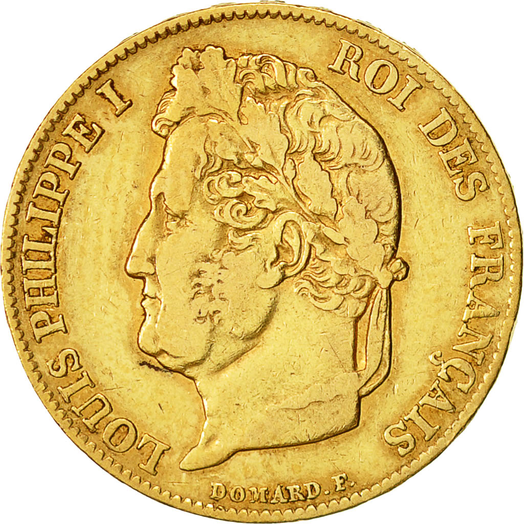 Munten, Frankrijk, Louis-Philippe, 20 Francs, 1840, Paris, FR+, Goud, KM:750.1