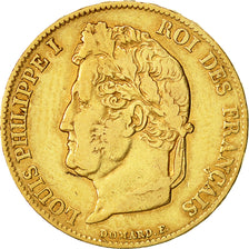 Munten, Frankrijk, Louis-Philippe, 20 Francs, 1840, Paris, FR+, Goud, KM:750.1