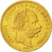 Monnaie,Hongrie,Franz Joseph I,8 Forint 20 Francs,1873,Kremnitz,TTB+,Or,KM 455.1