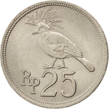 Moneta, Indonesia, 25 Rupiah, 1971, SPL, Rame-nichel, KM:34
