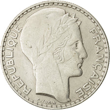 Coin, France, Turin, 20 Francs, 1933, Paris, EF(40-45), Silver, KM:879