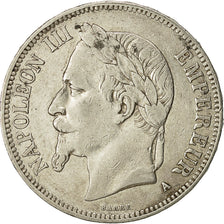 Munten, Frankrijk, Napoleon III, 5 Francs, 1870, Paris, ZF, KM 799.1