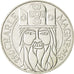 Coin, France, Charlemagne, 100 Francs, 1990, AU(50-53), Silver, KM:982
