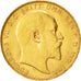 Coin, Great Britain, Edward VII, Sovereign, 1908, AU(50-53), Gold, KM:805
