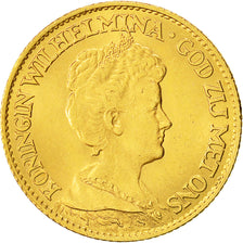Münze, Niederlande, Wilhelmina I, 10 Gulden, 1917, VZ, Gold, KM:149