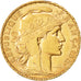 Moneta, Francia, Marianne, 20 Francs, 1910, SPL-, Oro, KM:857, Gadoury:1064