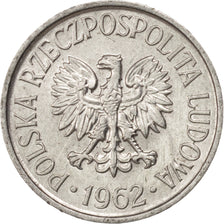 Coin, Poland, 5 Groszy, 1962, MS(63), Aluminum, KM:A46
