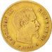 Moneda, Francia, Napoleon III, 10 Francs, 1857, Paris, BC+, Oro, KM 784.3