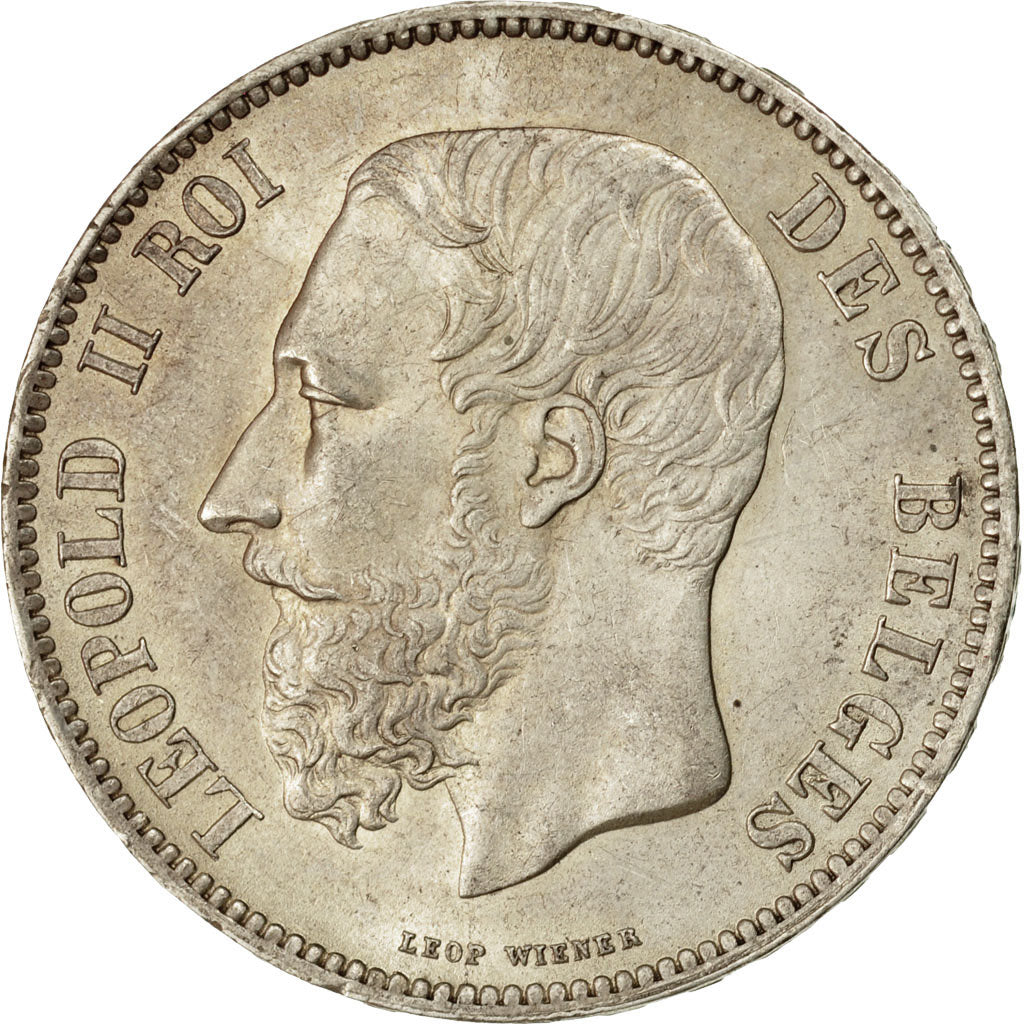 Monnaie, Belgique, Leopold II, 5 Francs, 5 Frank, 1868, SUP, Argent, KM:24