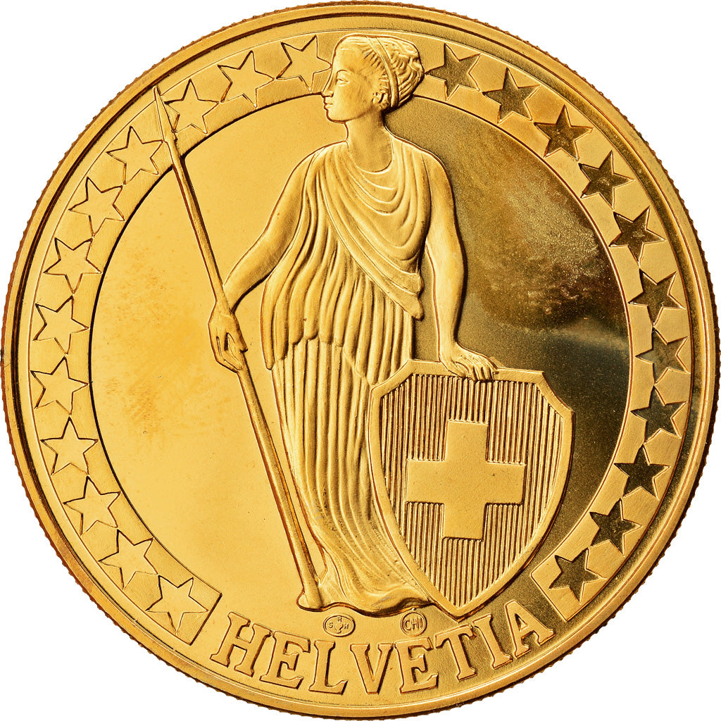 Switzerland, Medal, Der Silvaplaner See, Die Schweizer Seen, MS(64)