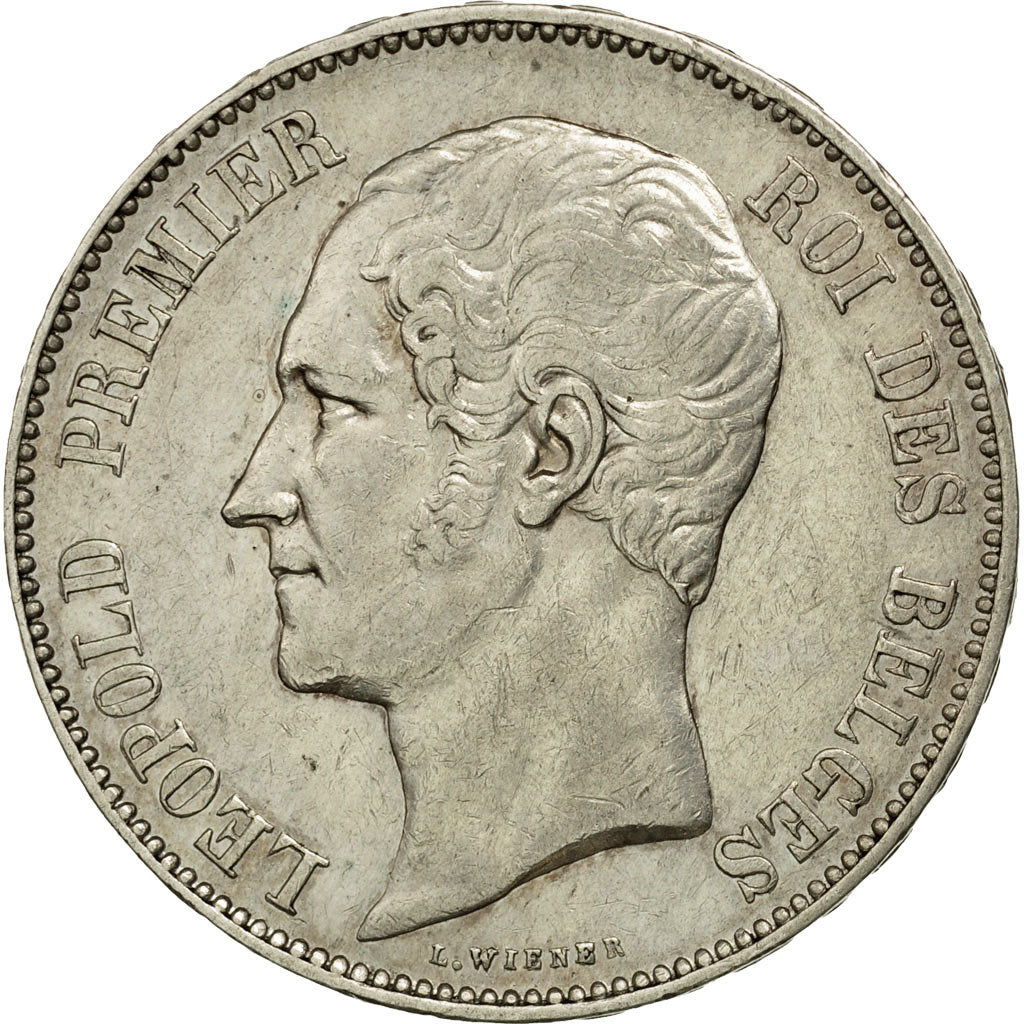 Monnaie, Belgique, Leopold I, 5 Francs, 5 Frank, 1865, SUP, Argent, KM:17