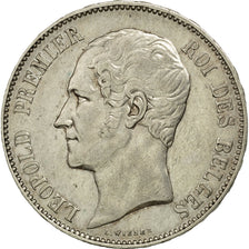 Monnaie, Belgique, Leopold I, 5 Francs, 5 Frank, 1865, SUP, Argent, KM:17