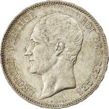Moneta, Belgio, Leopold I, 5 Francs, 5 Frank, 1850, SPL-, Argento, KM:17