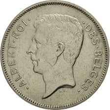 Coin, Belgium, 20 Francs, 20 Frank, 1932, AU(50-53), Nickel, KM:101.1