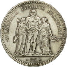 Münze, Frankreich, Hercule, 5 Francs, 1849, Paris, VZ, Silber, KM:756.1