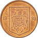 ROMANIA, Leu, 1993, KM #115, MS(63), Copper Plated Steel, 19, 2.48