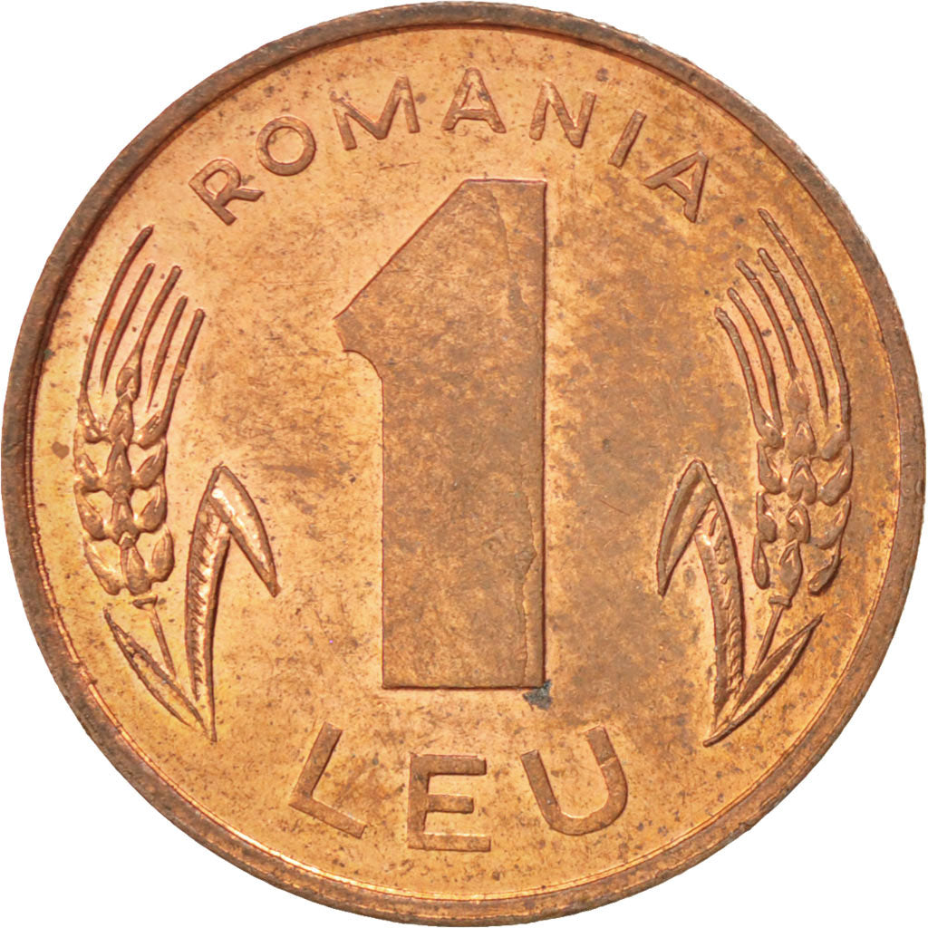ROMANIA, Leu, 1993, KM #115, MS(63), Copper Plated Steel, 19, 2.48